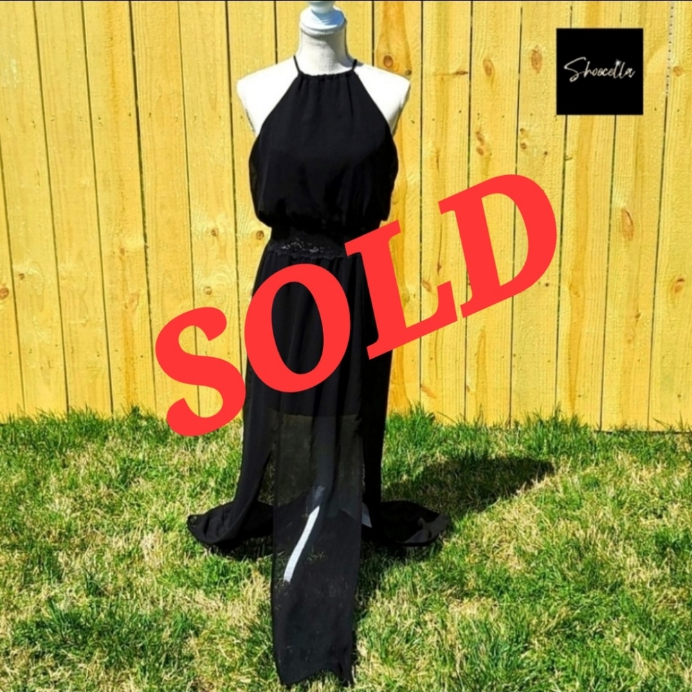 Arden B Women's Black Lace Dress Size 8